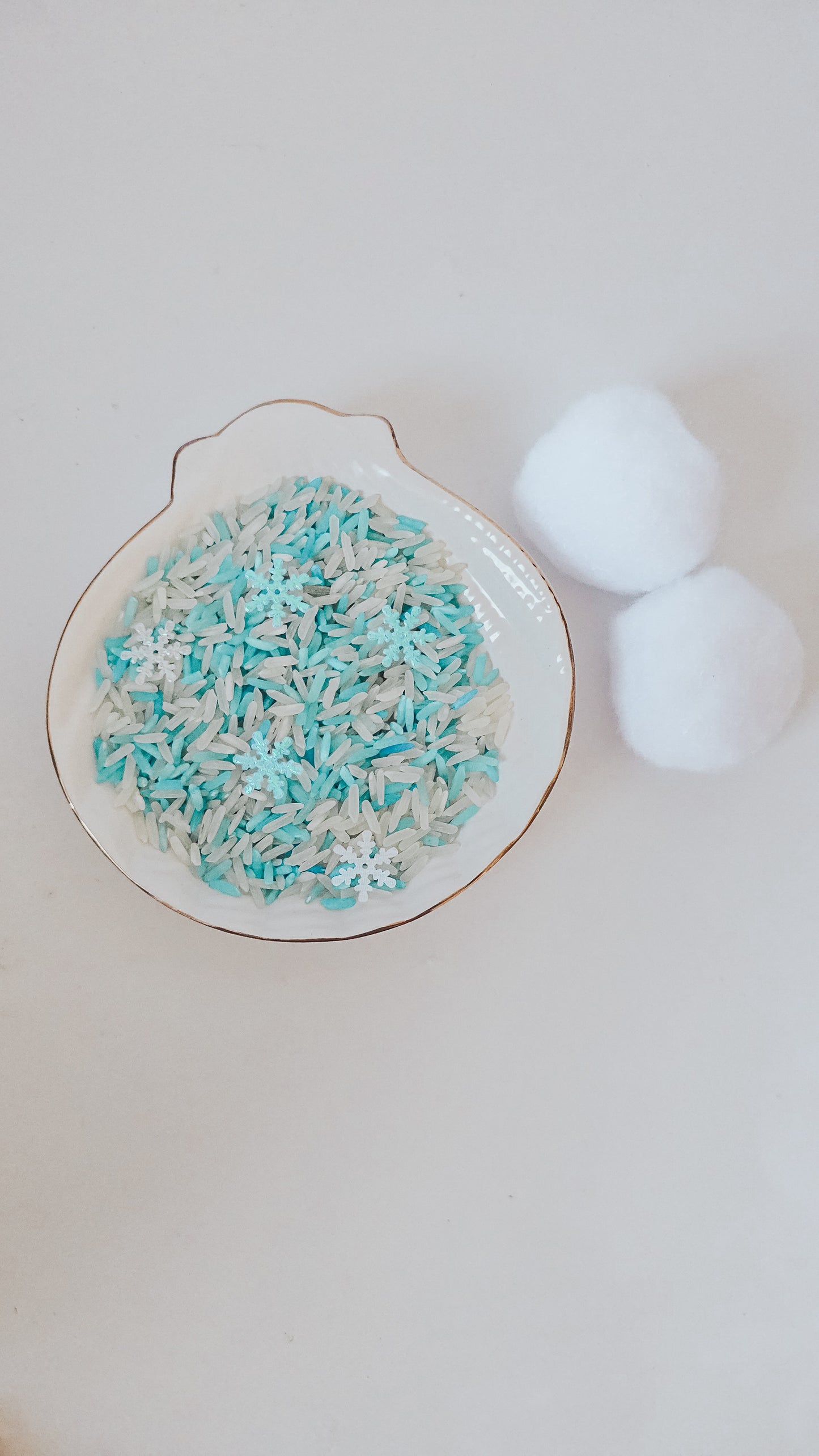 Winter Sensory Rice