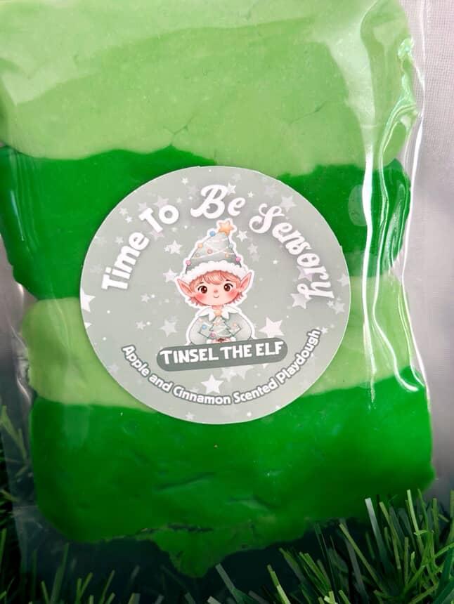 Christmas Tree Playdough