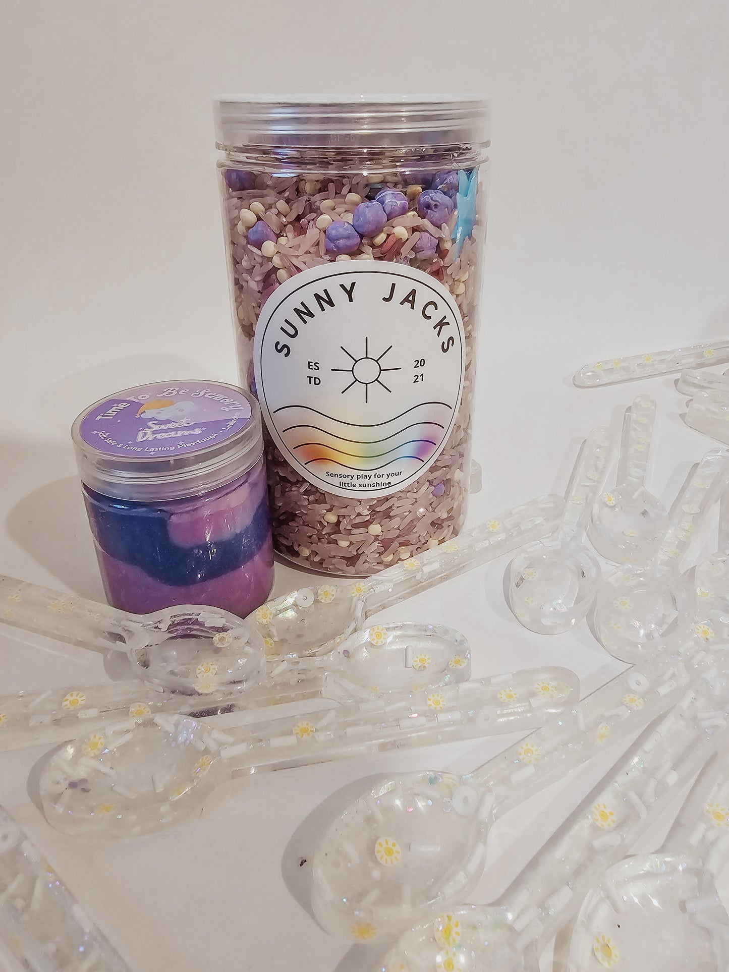 Sunshine Sparkle Resin Spoon