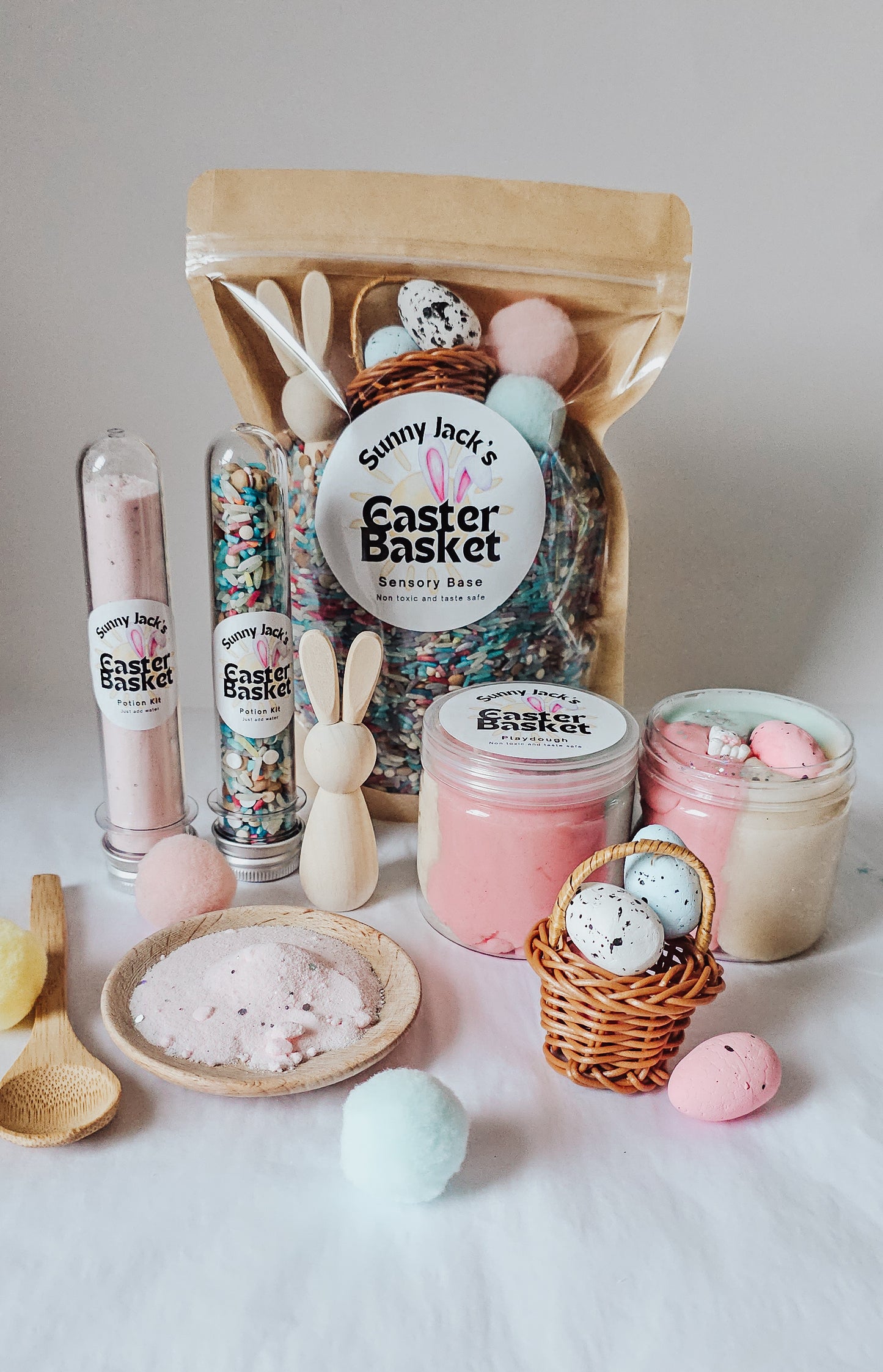 Easter Basket Pour and Play Sensory Base