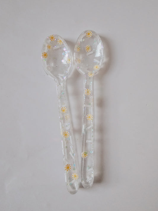 Sunshine Sparkle Resin Spoon