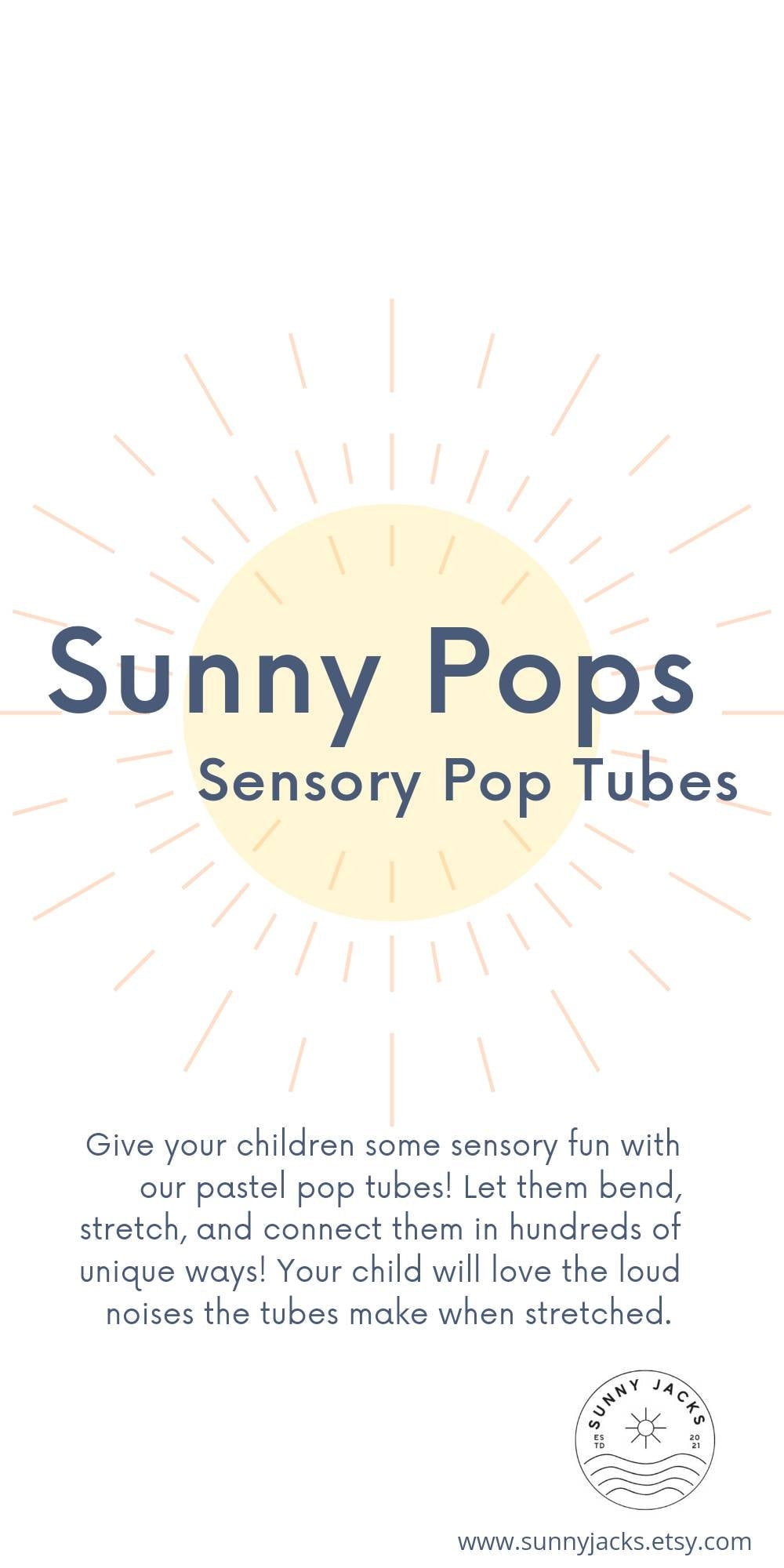 Sunny Pops - Sensory pop tubes