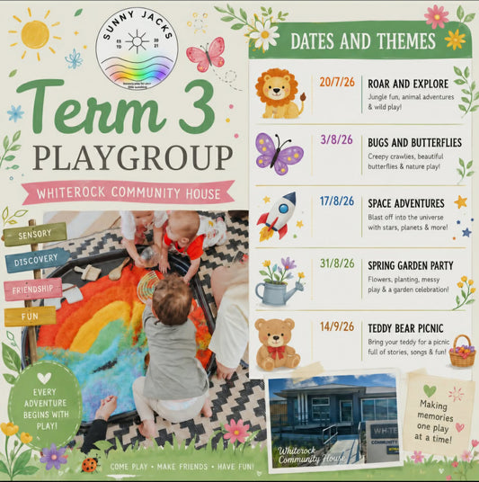 Term 3 Pass - Sensory Playgroup WHITEROCK