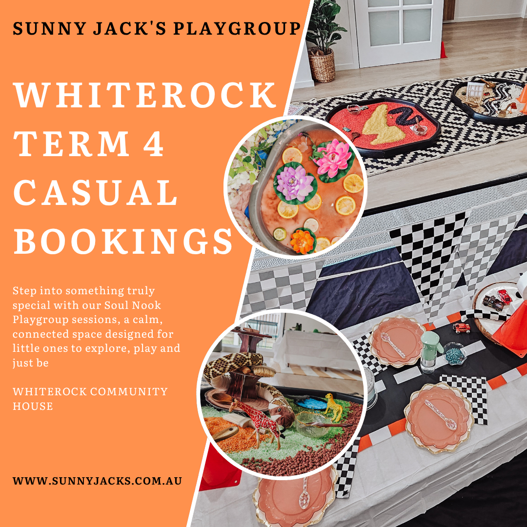 Term 4 Casual - Sensory Playgroup WHITEROCK