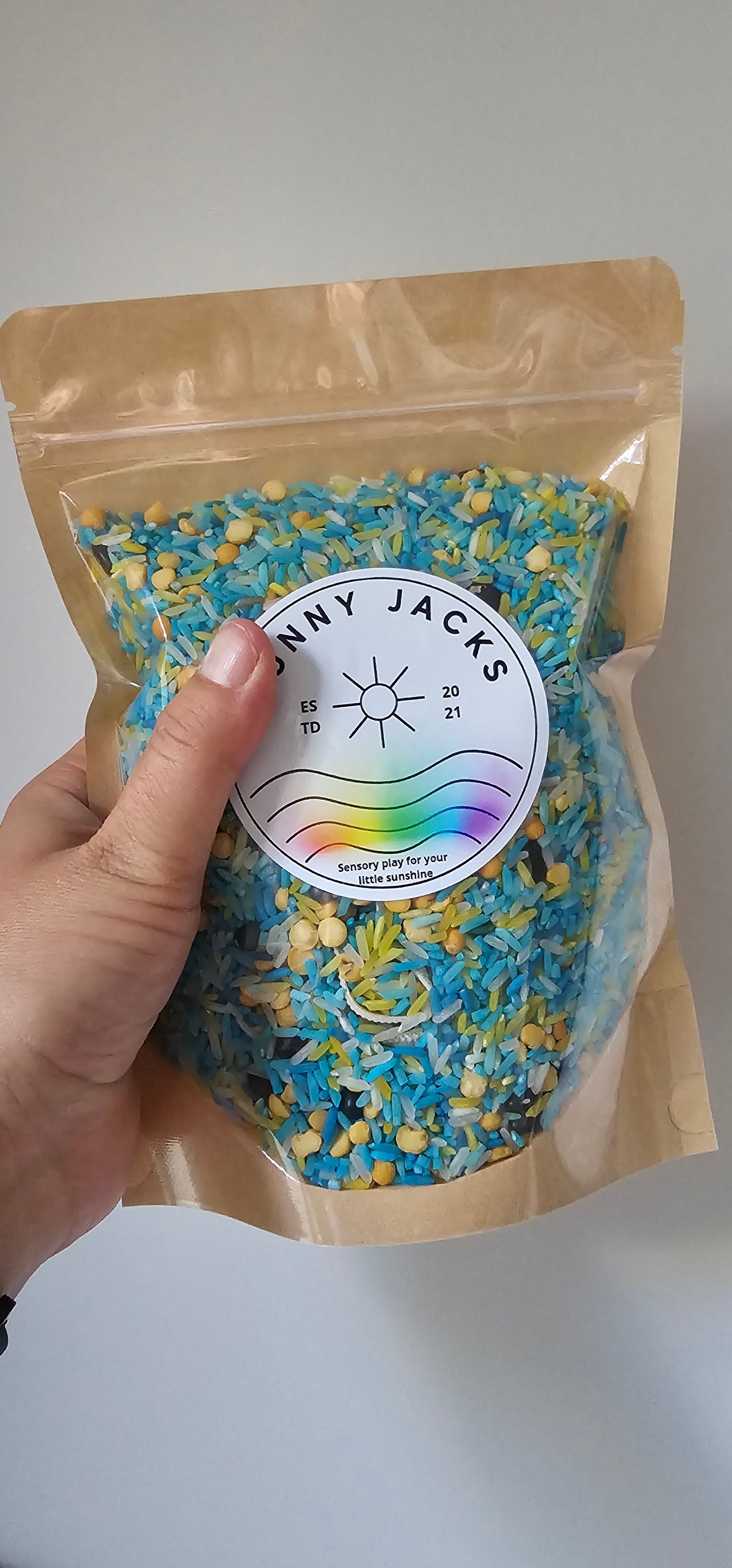 Beach Days Sensory Rice