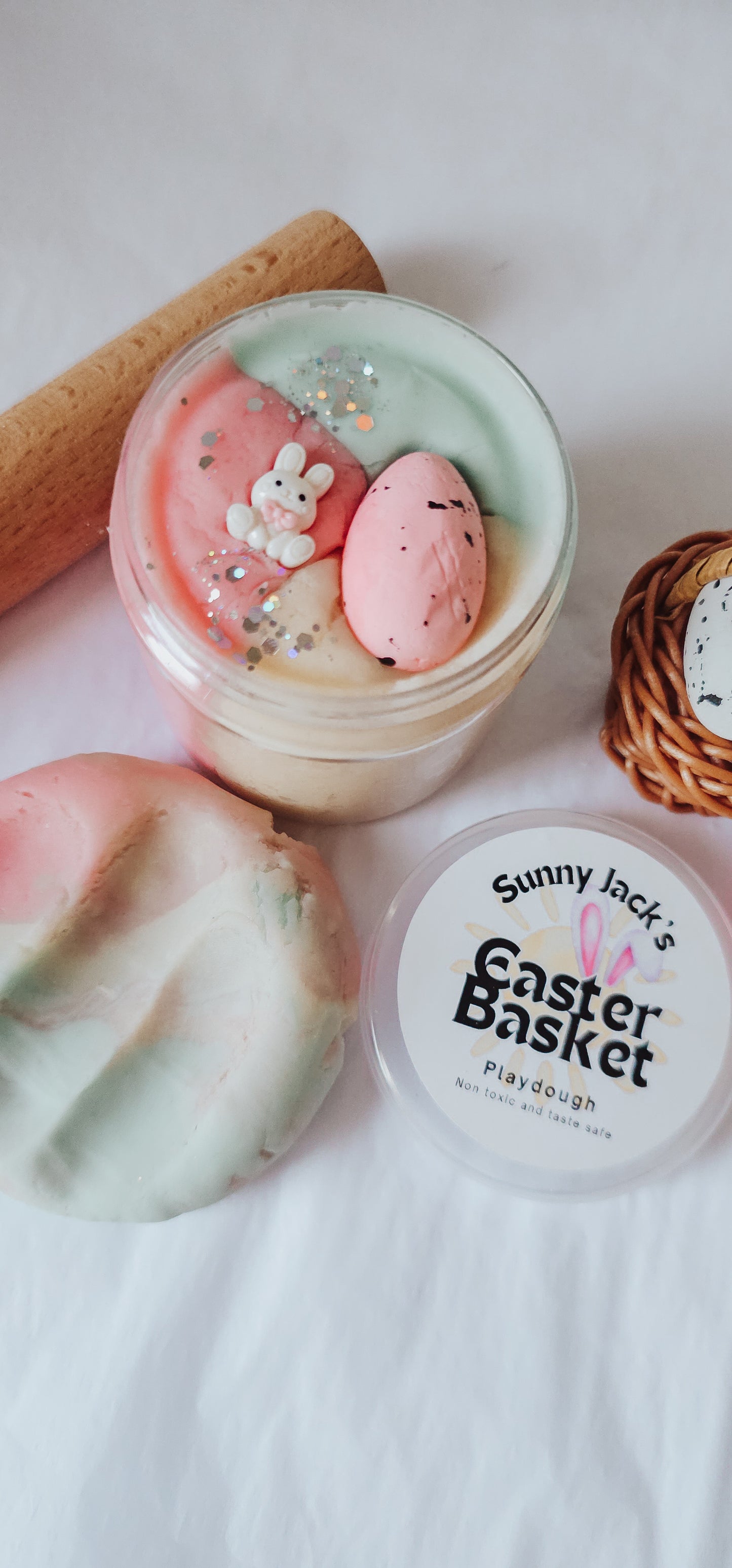 Easter Basket Playdough