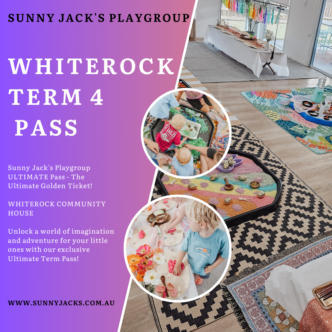 Term 4 Pass - WHITEROCK Sensory Playgroup