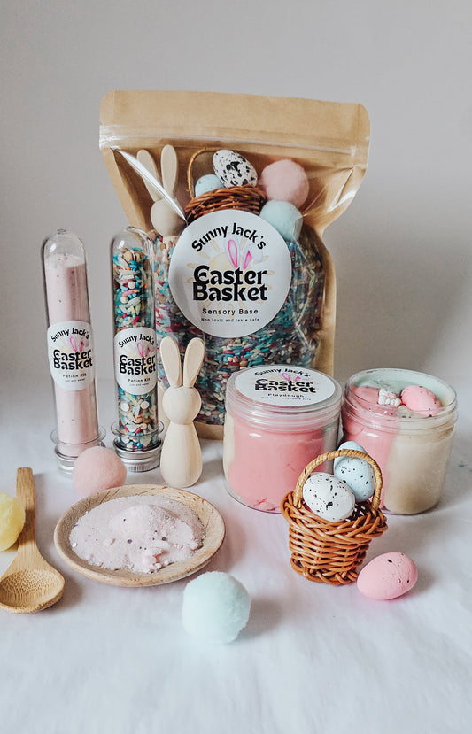 Easter Basket Pour and Play Sensory Base