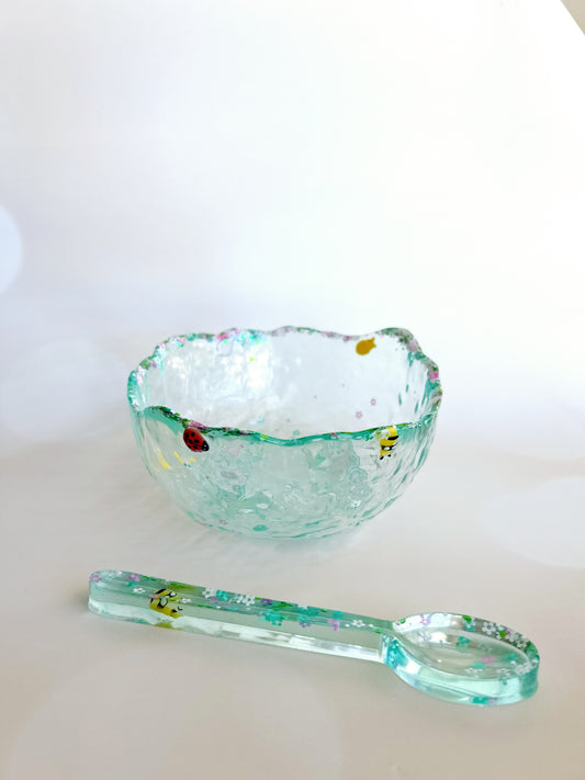 Spring Ice Bowl and Spoon combo