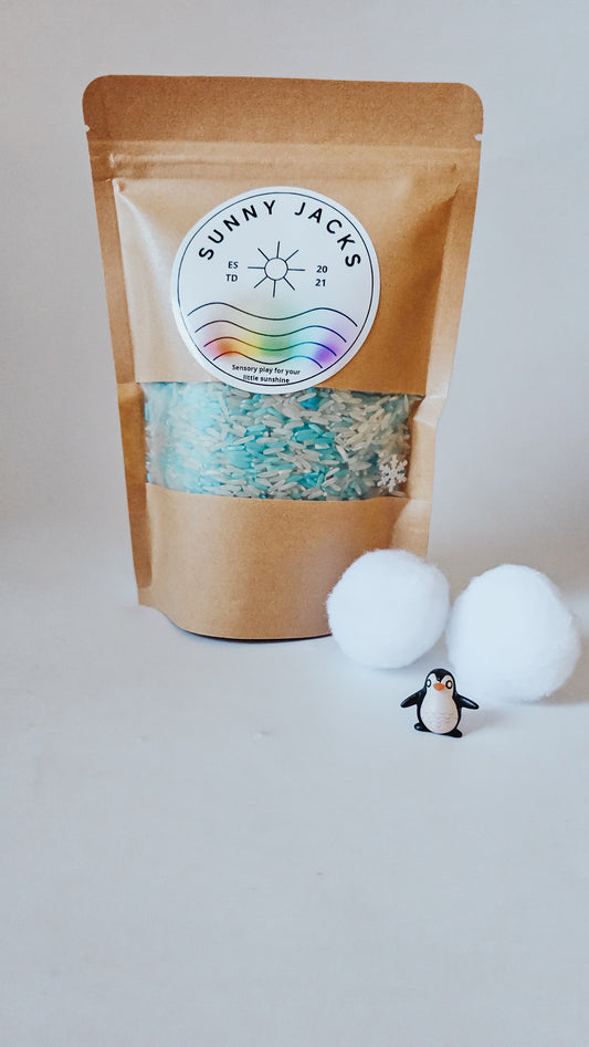 Winter Sensory Rice