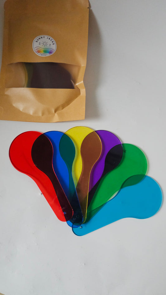 Colour Rainbow Paddles