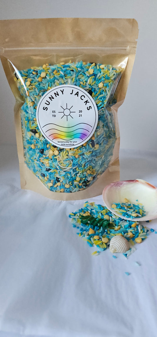 Beach Days Sensory Rice