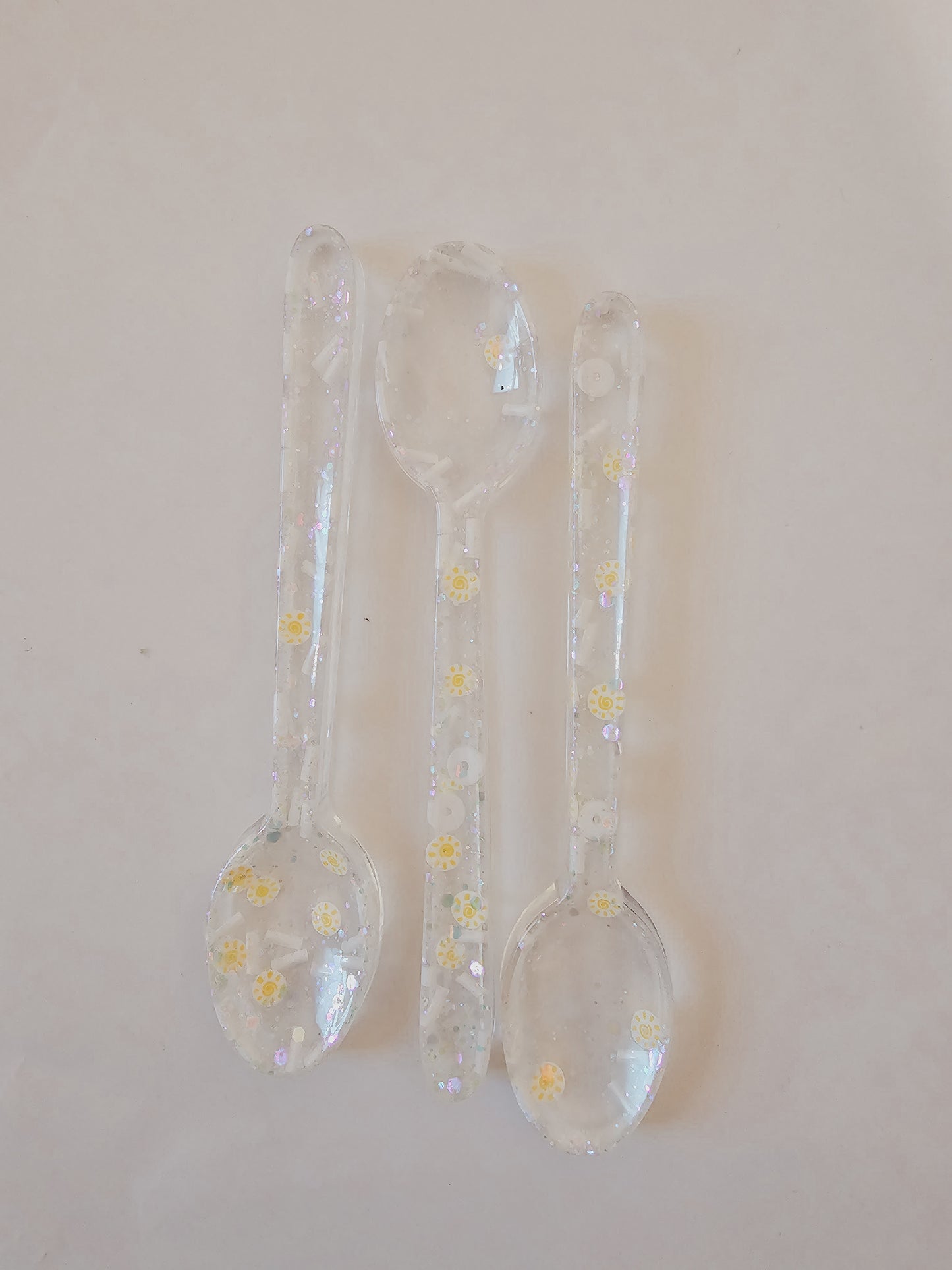 Sunshine Sparkle Resin Spoon