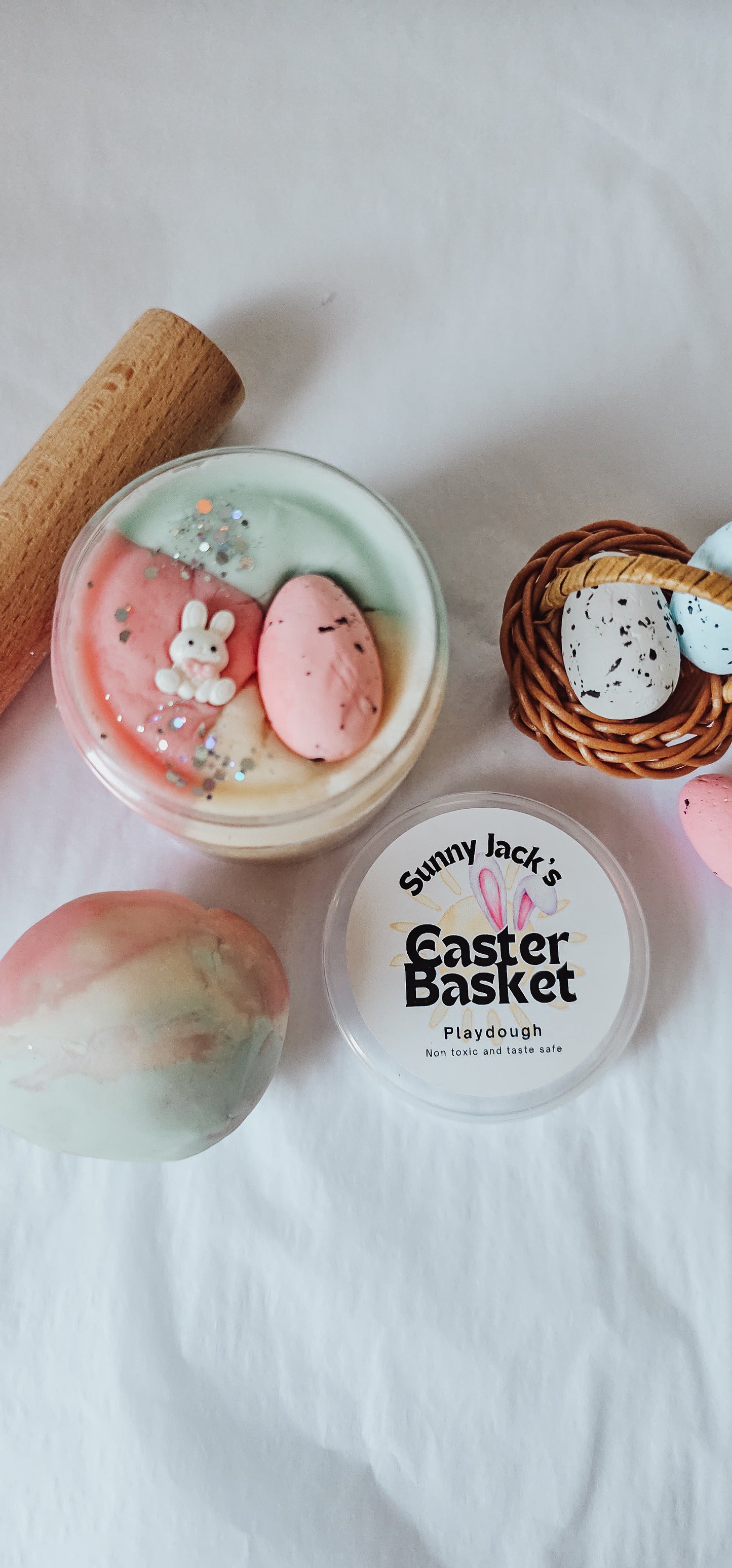 Easter Basket Playdough