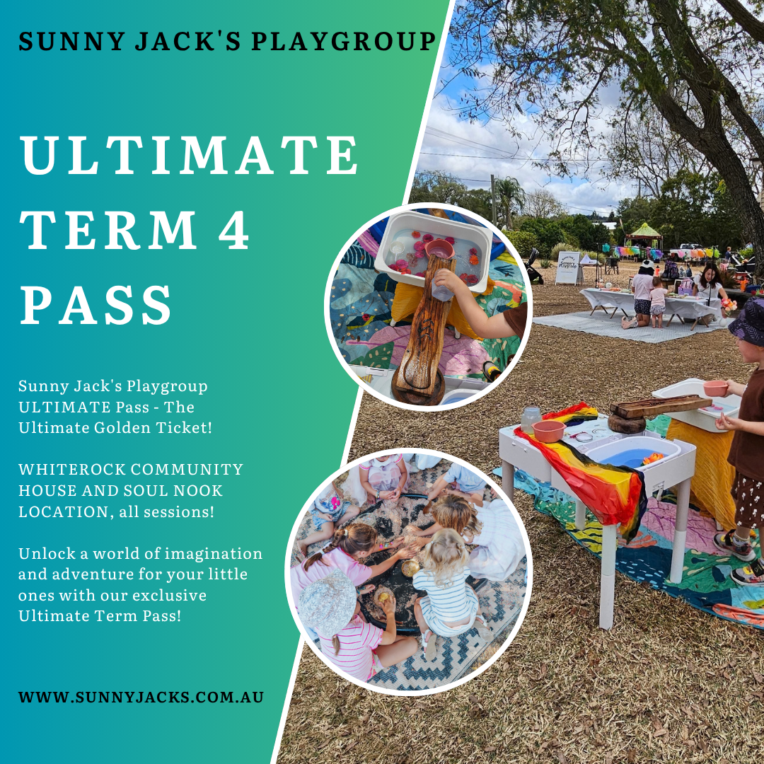 ULTIMATE Term 4 Pass - Sensory Playgroup WHITEROCK & SOUL NOOK
