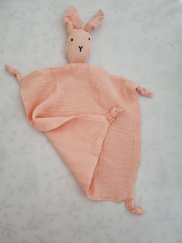 Bel the Bunny Comforter Security Blanket, Dummy Holder