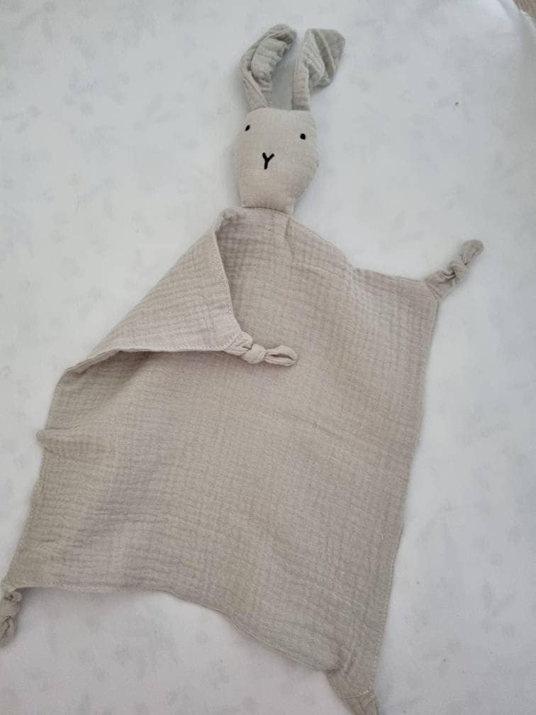Bel the Bunny Comforter Security Blanket, Dummy Holder